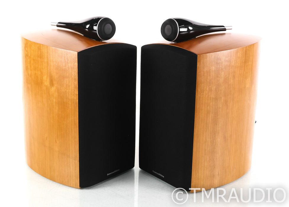 B&W 805 Diamond Bookshelf Speakers; Cherry Pair