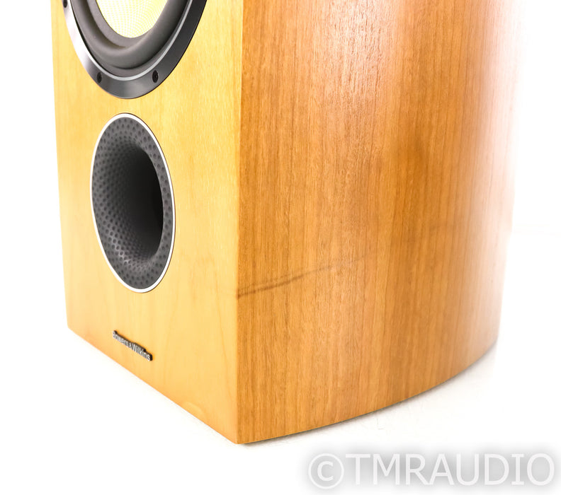 B&W 805 Diamond Bookshelf Speakers; Cherry Pair