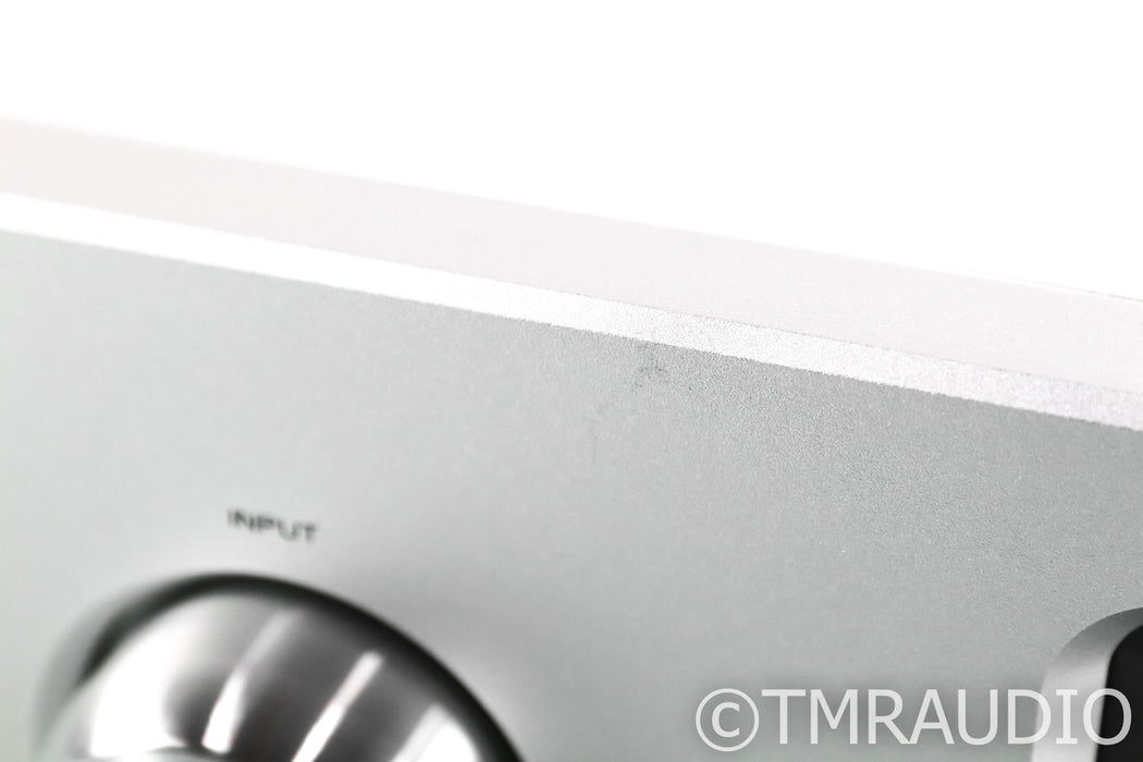 Luxman C-800f Stereo Preamplifier; C800f; Remote; Silver