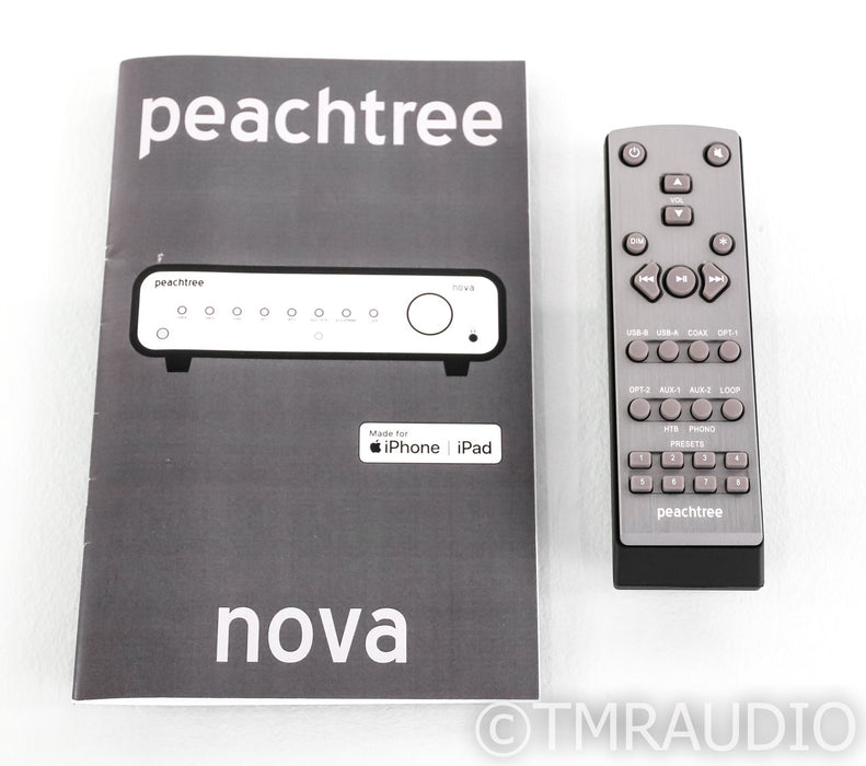 Peachtree Nova500 Stereo Integrated Amplifier; Remote; MM Phono; Wood