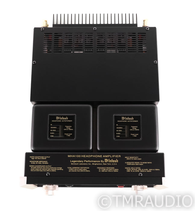 McIntosh MHA100 Integrated Headphone Amplifier / DAC; MHA-100; USB; Remote
