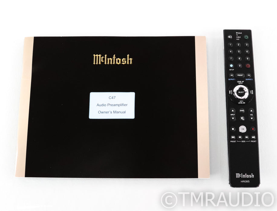 McIntosh C47 Stereo Preamplifier; Remote; MM / MC Phono; DAC; USB; C-47