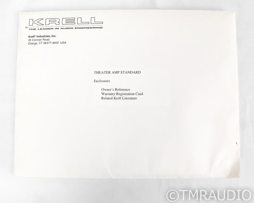 Krell Theater Standard 5 Channel Power Amplifier; Silver
