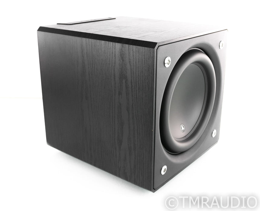 JL Audio e112 12" Powered Subwoofer; Black Ash; E-112