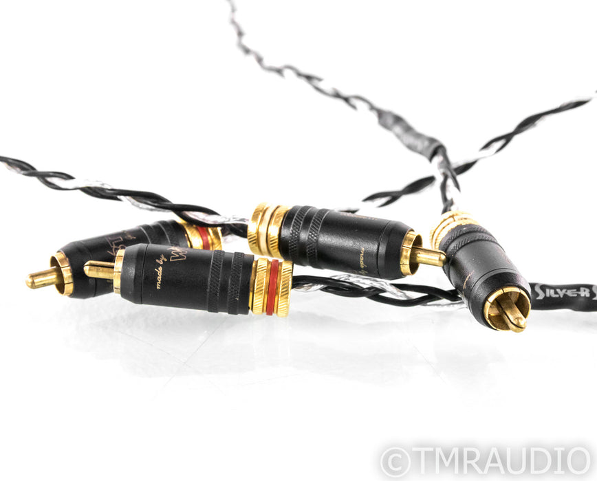 Kimber Kable Silver Streak SE RCA Cables; 1m Pair Interconnects w/ WBT-0147