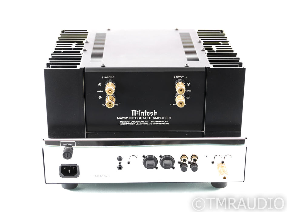 McIntosh MA252 Stereo Tube Hybrid Integrated Amplifier; MA-252; MM Phono