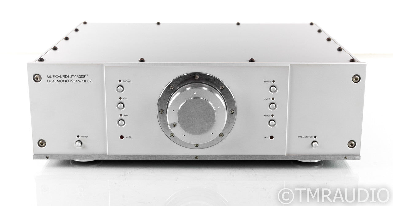 Musical Fidelity A308CR Stereo Preamplifier; A-308 CR; Remote; MM / MC Phono