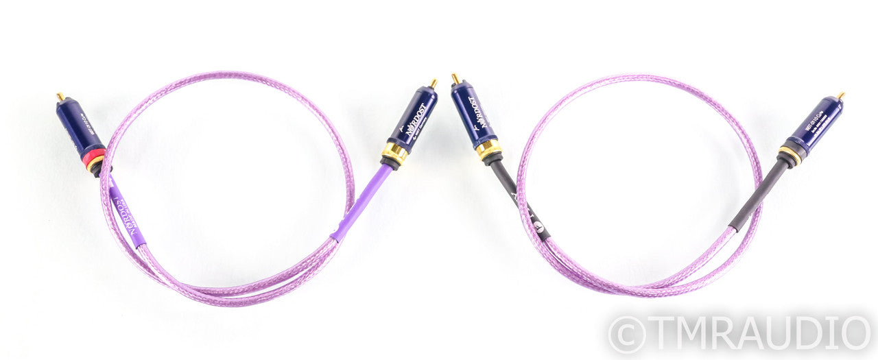 Nordost Frey RCA Cables; 2ft Pair Unbalanced Interconnects