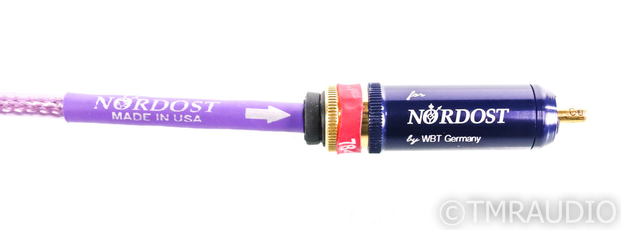 Nordost Frey RCA Cables; 2ft Pair Unbalanced Interconnects