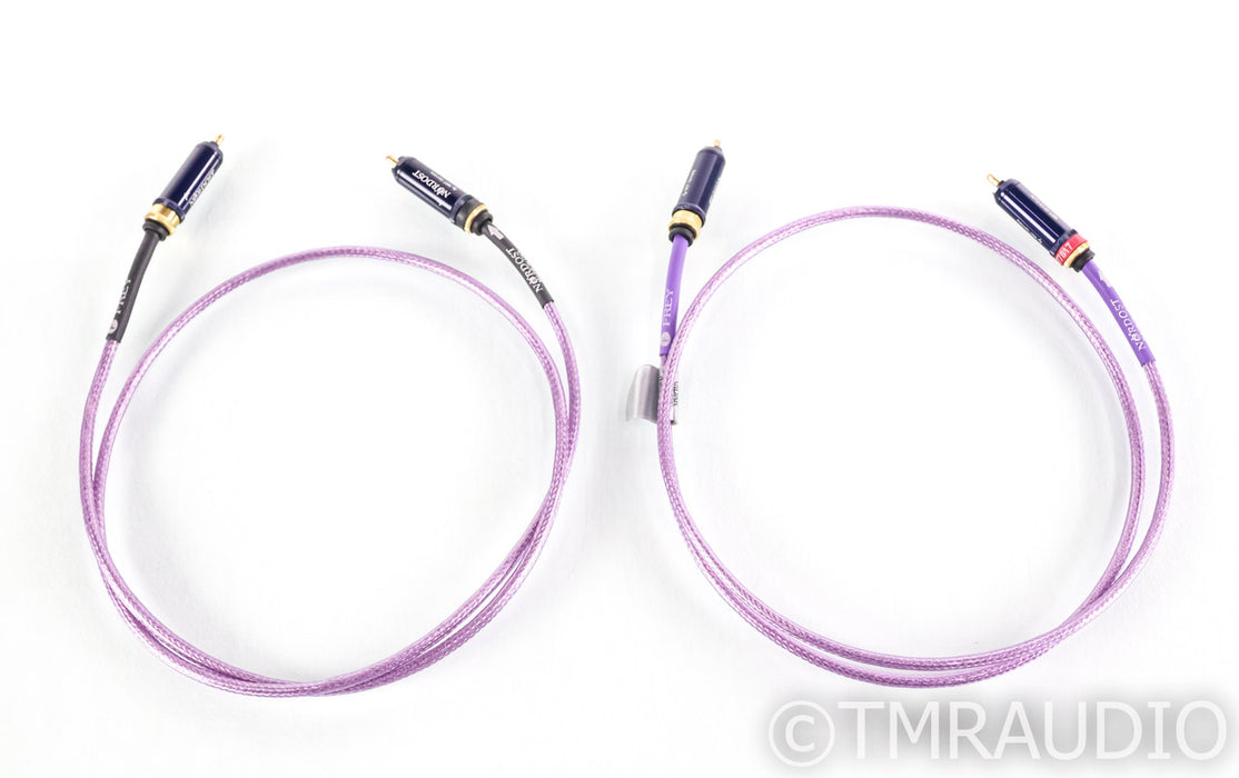 Nordost Frey XLR Cables; 1m Pair Unbalanced Interconnects; Vidar Burn-In