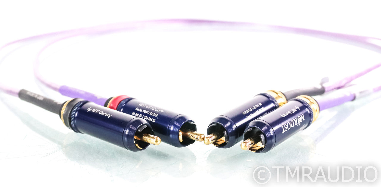 Nordost Frey XLR Cables; 1m Pair Unbalanced Interconnects; Vidar Burn-In