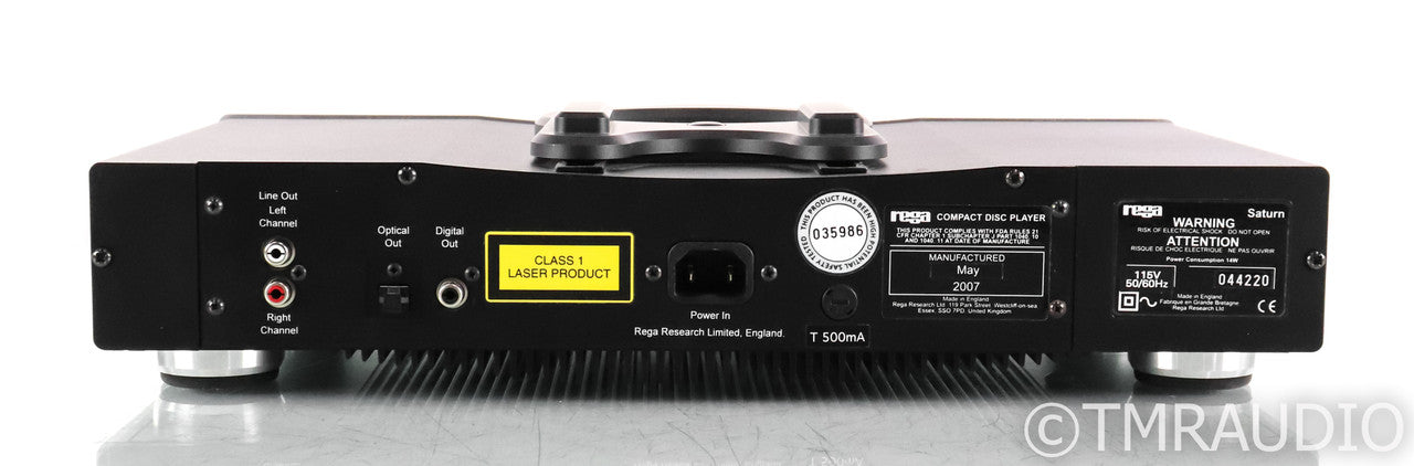 Rega Saturn CD Player; Black; Remote
