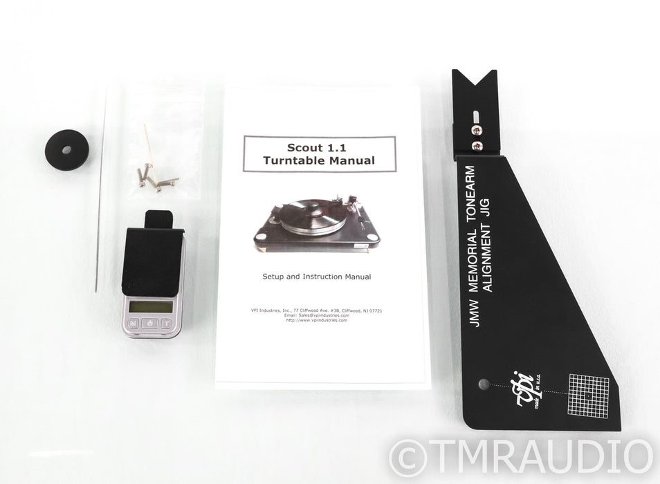VPI Scout 1.1 Belt Drive Turntable; JMW-9T Memorial Tonearm (No Cartridge)