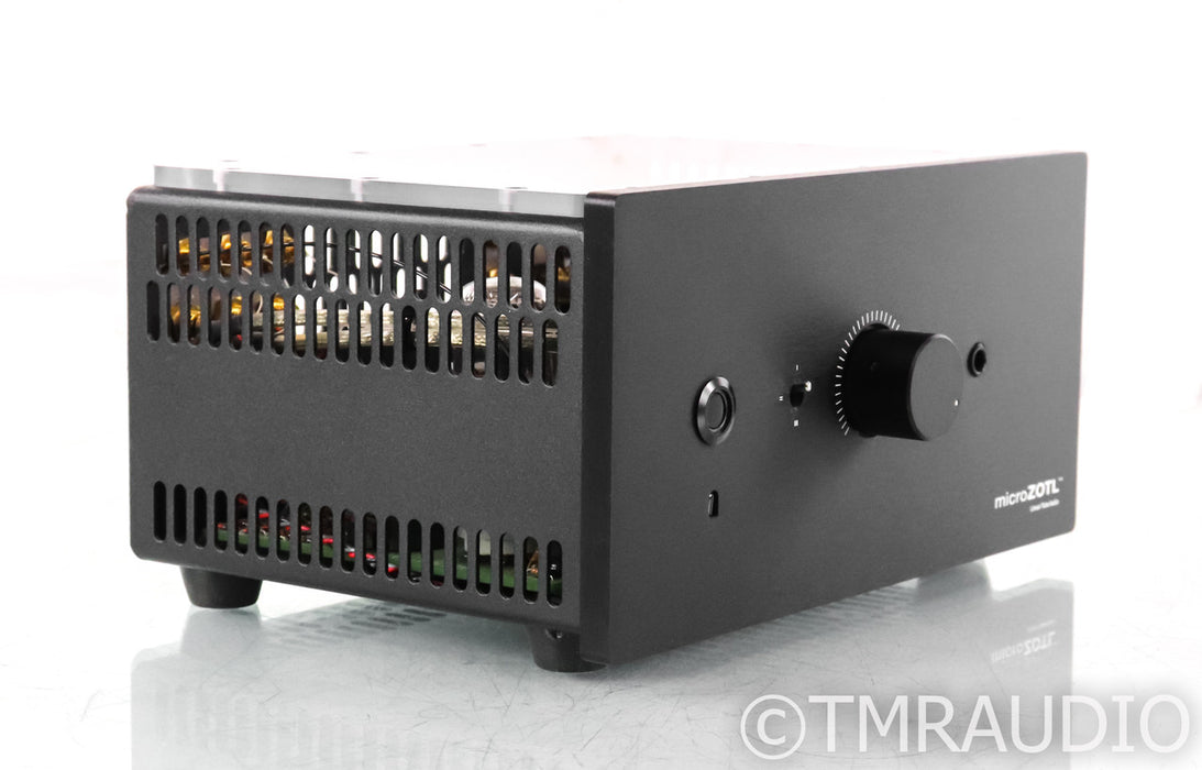 Linear Tube Audio microZOTL 2 Tube Headphone Amplifier; LTA MZ2; Black; LPS+