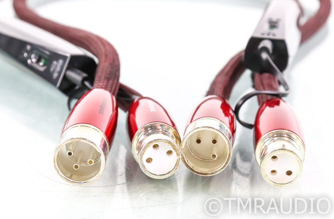 AudioQuest Fire XLR Cables; 1m Pair Balanced Interconnects; 72v DBS