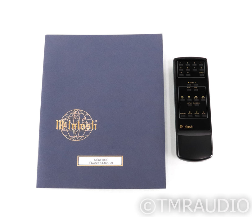 McIntosh MDA1000 DAC; D/A Converter; MDA-1000; Remote