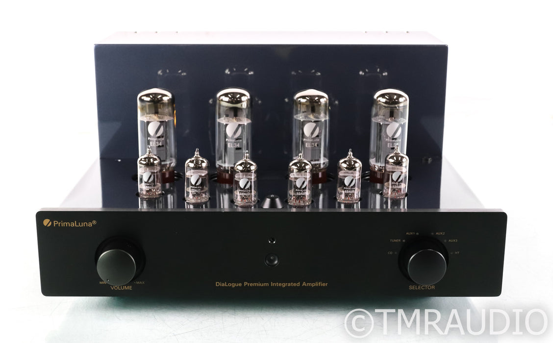 PrimaLuna DiaLogue Premium Stereo Tube Integrated Amplifier; Remote; Black
