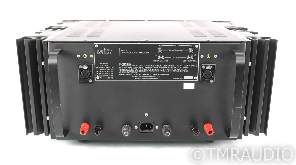 Mark Levinson No. 23.5 Stereo Power Amplifier; Black