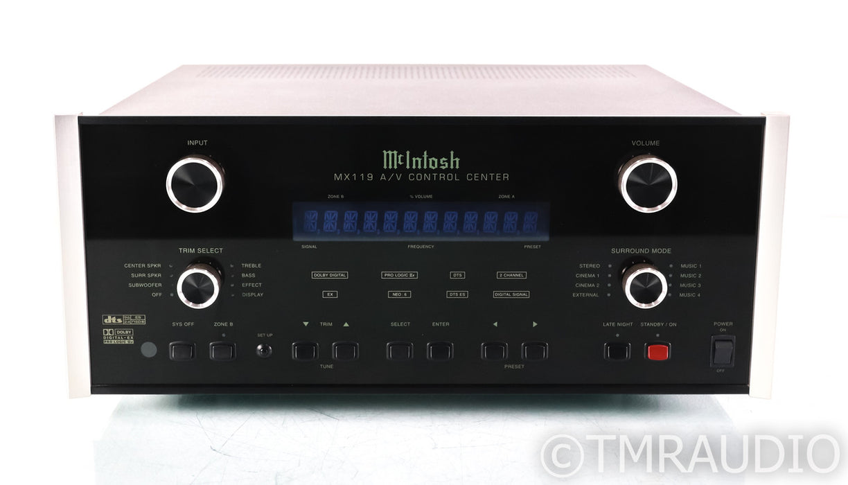 McIntosh MX119 7.1 Channel Home Theater Processor; MX-119; Remote