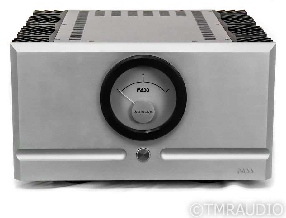Pass Labs X350.8 Stereo Power Amplifier; X-350.8; Silver