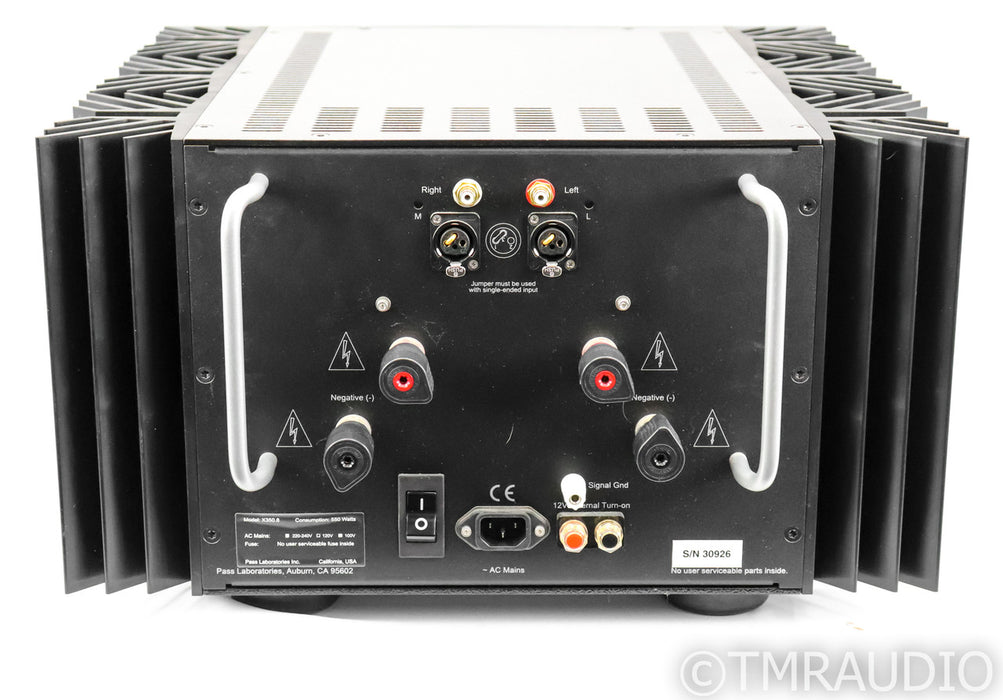 Pass Labs X350.8 Stereo Power Amplifier; X-350.8; Silver