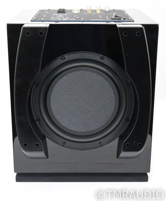 REL S/812 12" Powered Subwoofer; Piano Black; S-812 (Open Box)