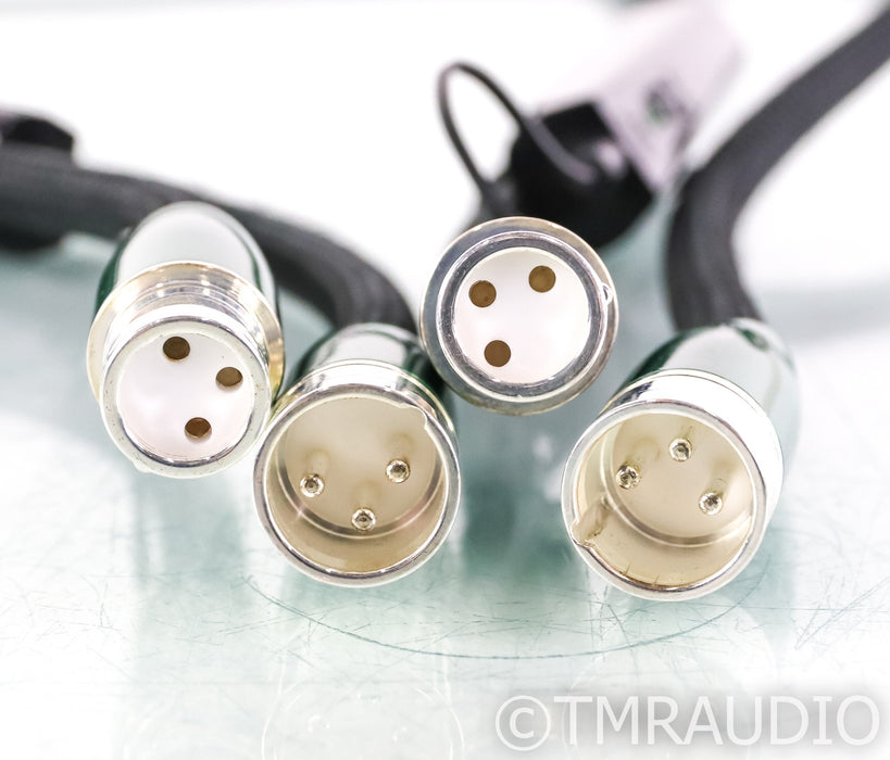 AudioQuest Earth XLR Cables; 1.5m Pair Balanced Interconnnects; 72v DBS