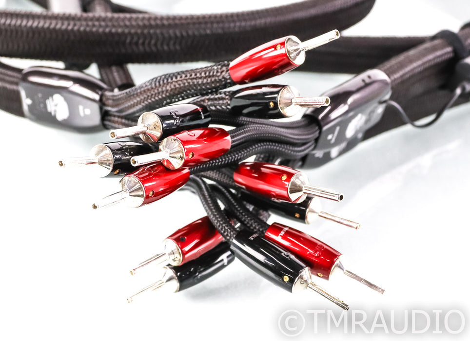 AudioQuest Oak Bi-Wire Speaker Cables; 3m Pair; 72v DBS