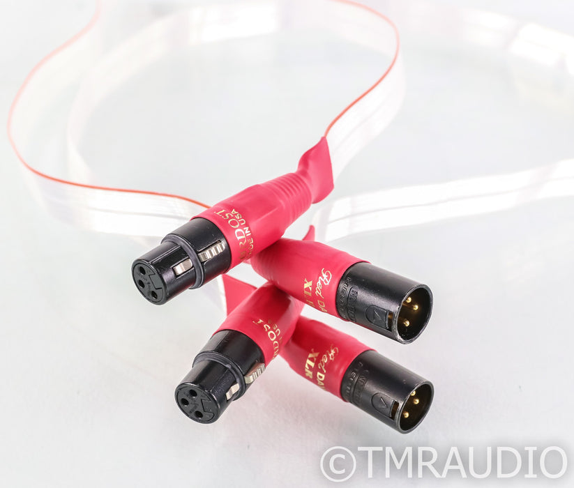 Nordost Red Dawn XLR Cables; 1m Pair Balanced Interconnects