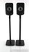 KEF LSX Wireless Bookshelf Speakers; Black Pair w/ Stands