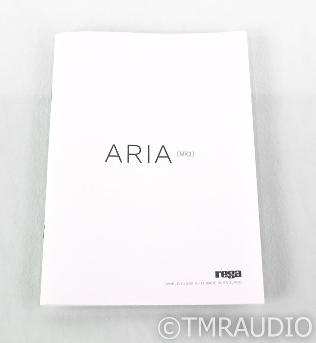 Rega Aria Mk3 MM / MC Phono Preamplifier; Mark 3; Black