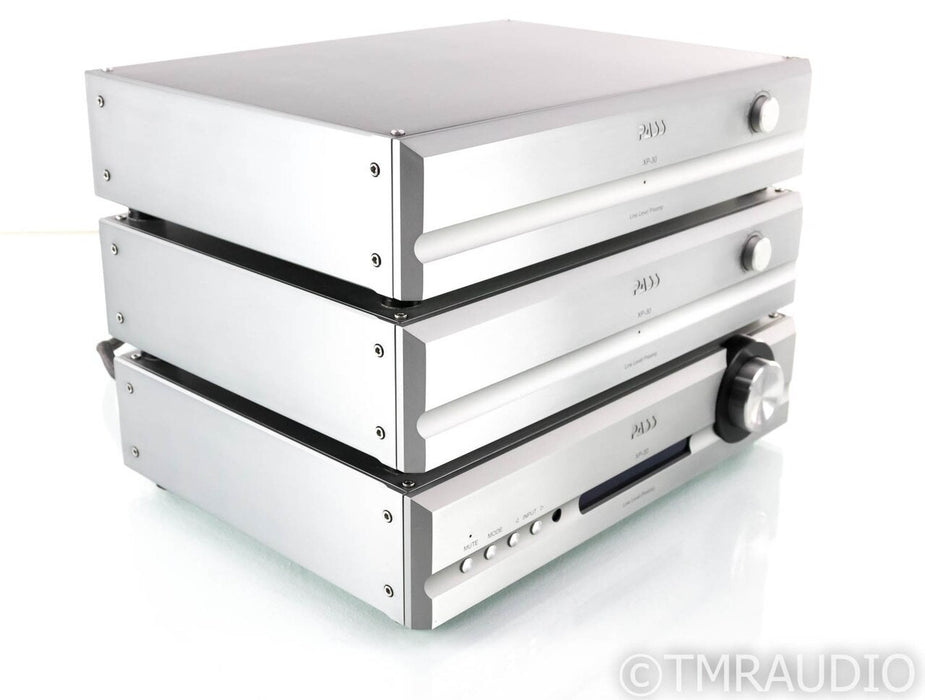 Pass Labs XP-30 Dual Mono Preamplifier; XP30 Pair; Upgraded Umbilical