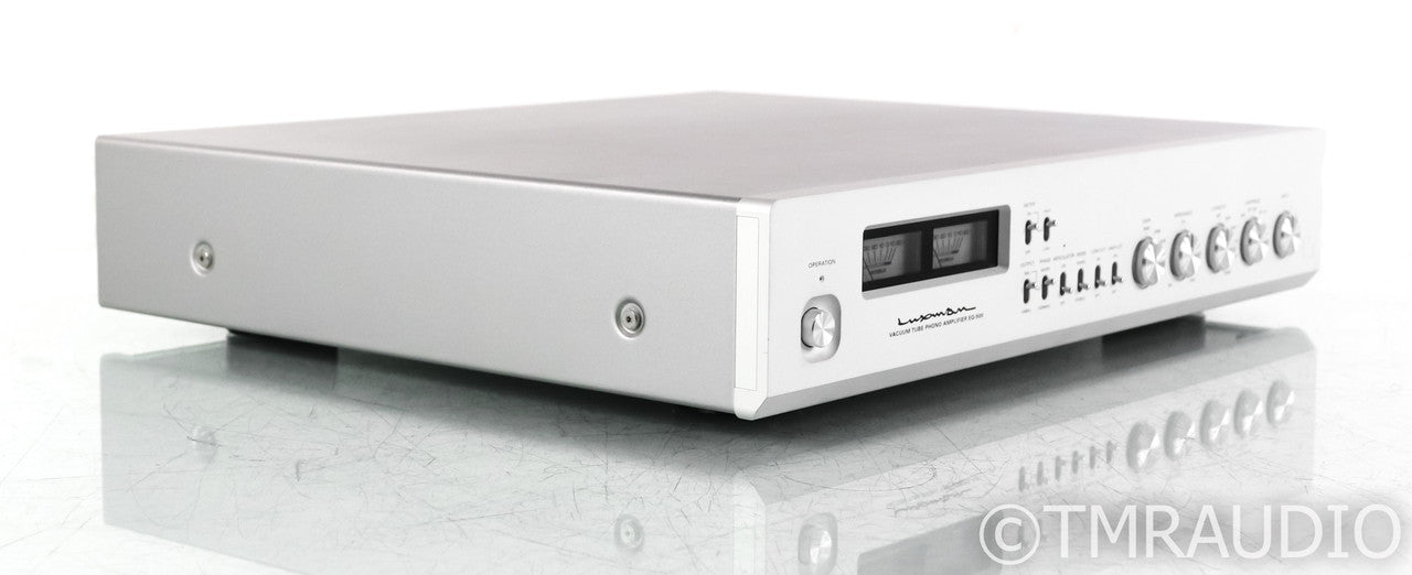 Luxman EQ-500 Vacuum Tube MM / MC Phono Preamplifier; Silver; EQ500