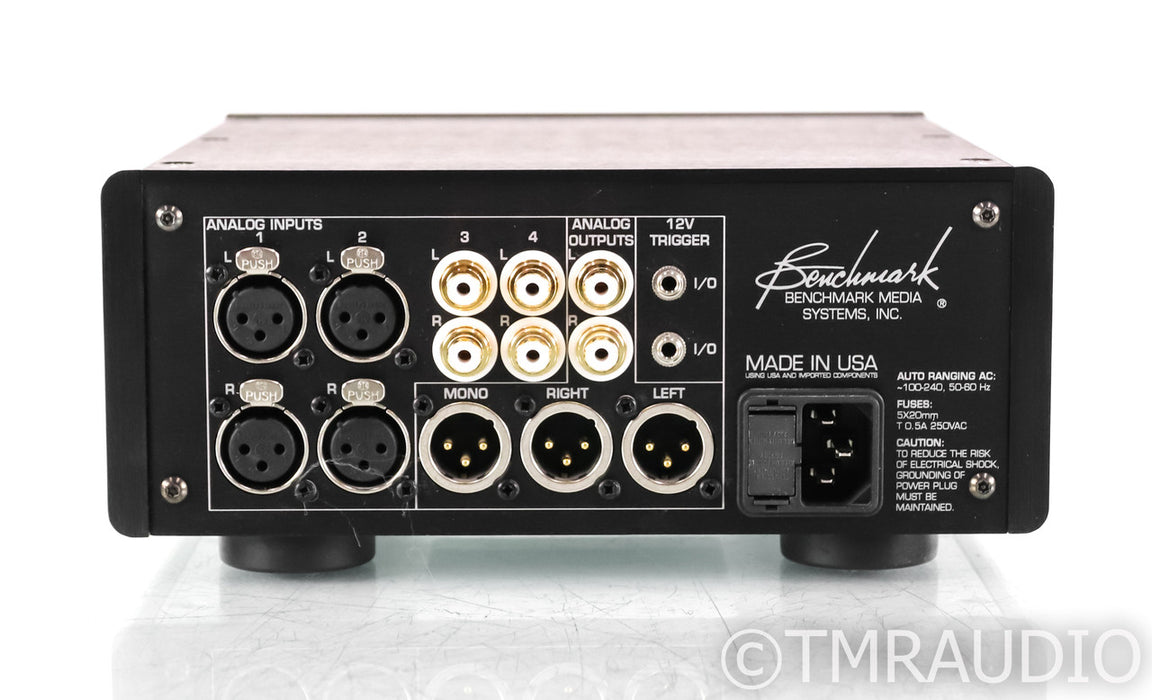Benchmark LA4 Stereo Preamplifier; LA-4; Remote; Black