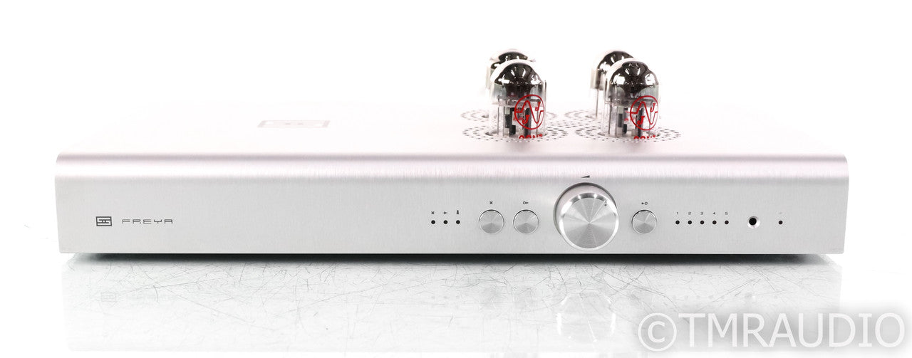 Schiit Freya+ Stereo Tube Hybrid Preamplifier; Silver; Remote