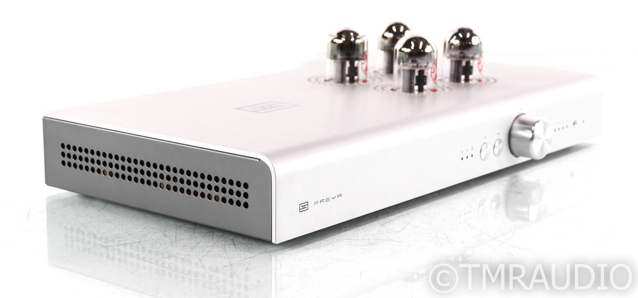 Schiit Freya+ Stereo Tube Hybrid Preamplifier; Silver; Remote