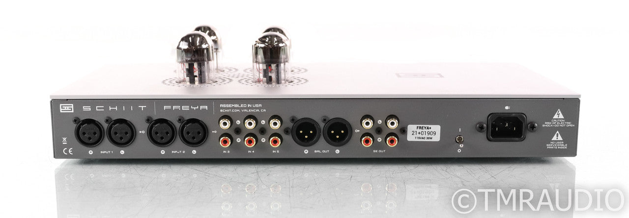 Schiit Freya+ Stereo Tube Hybrid Preamplifier; Silver; Remote