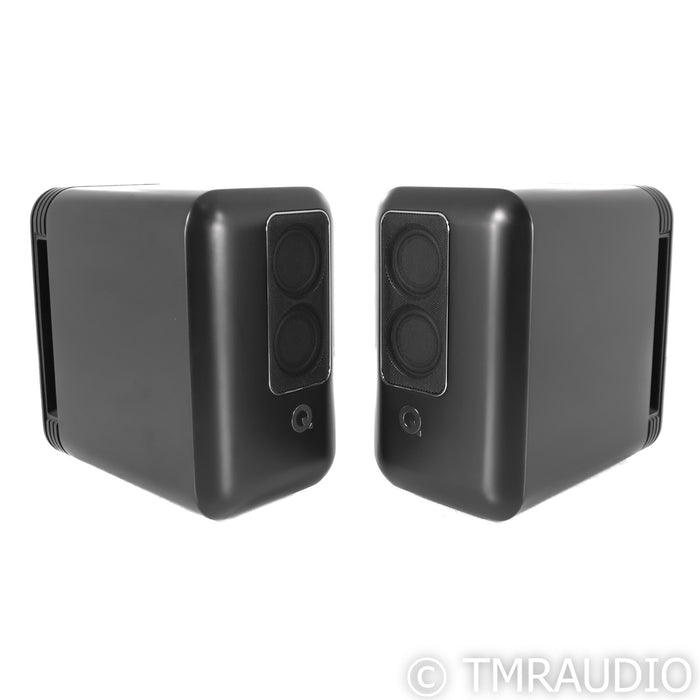 Q Acoustics Q Active 200 Wireless Bookshelf Speakers; Black Pair (Open Box)