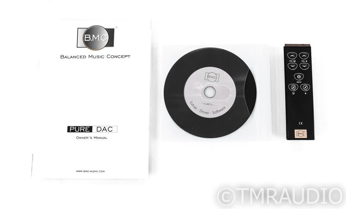 B.M.C. PureDAC D/A Converter / Headphone Amplifier; BMC; Balanced Music Concept