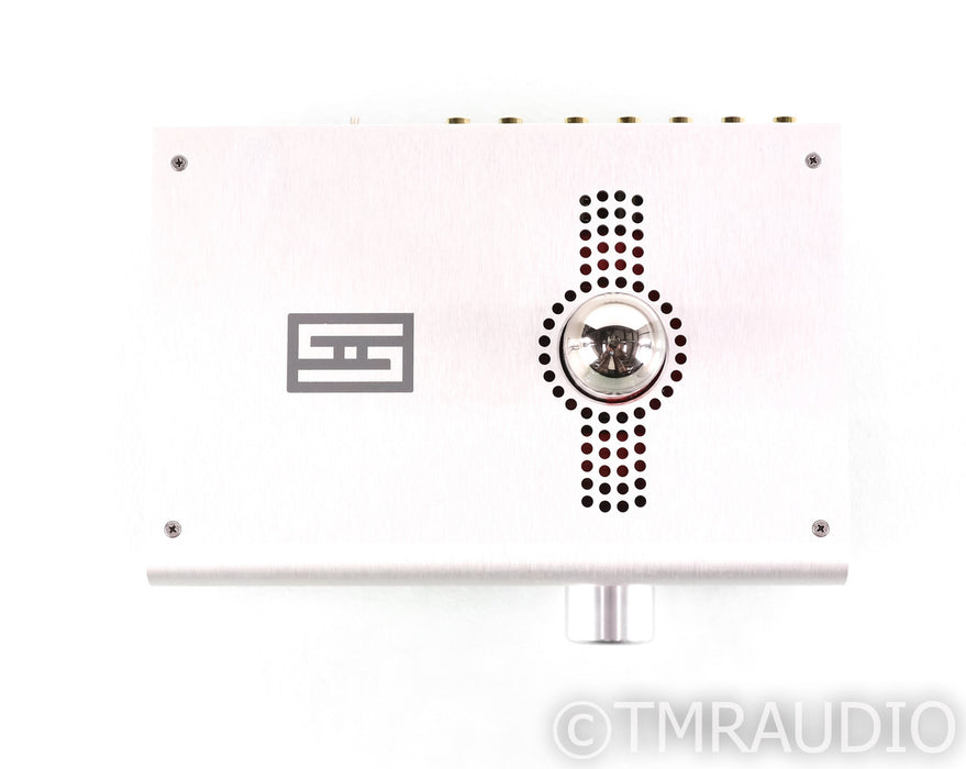 Schiit Saga Stereo Tube Hybrid Preamplifier; Silver; Remote