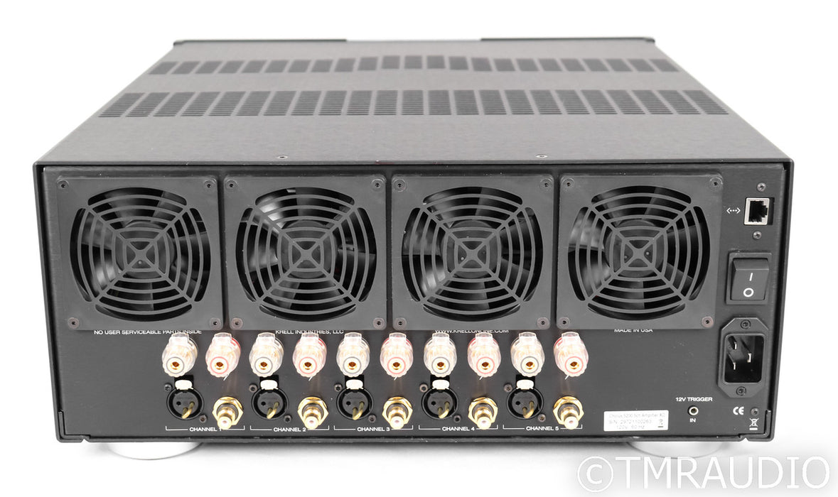 Krell Chorus 5200 XD 5 Channel Power Amplifier; Silver