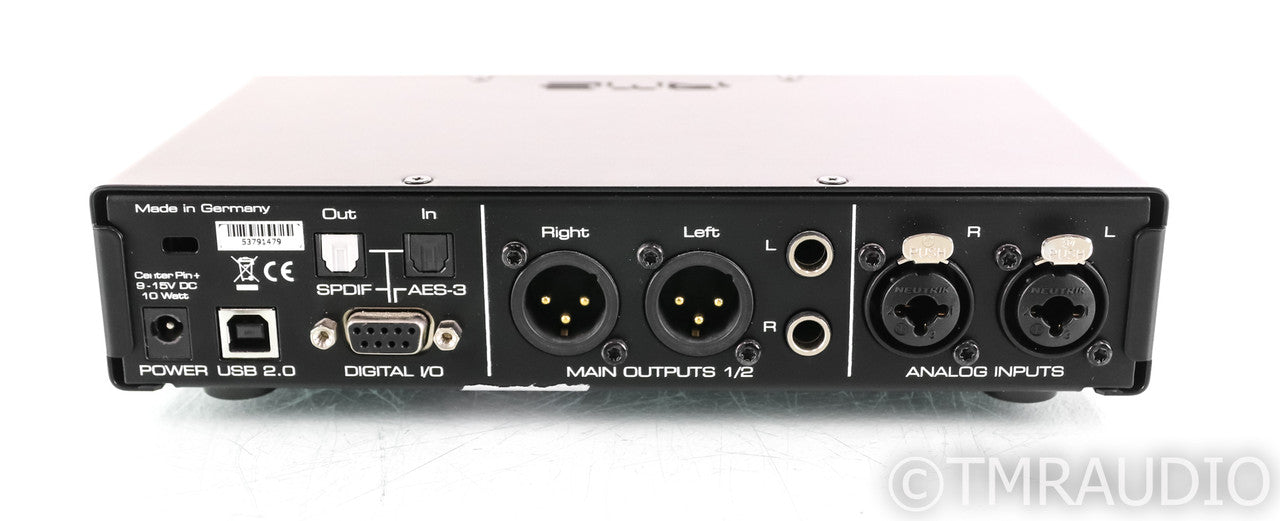 RME ADI-2 Pro FS R Black Edition DAC / ADC; AD/DA Converter; Black