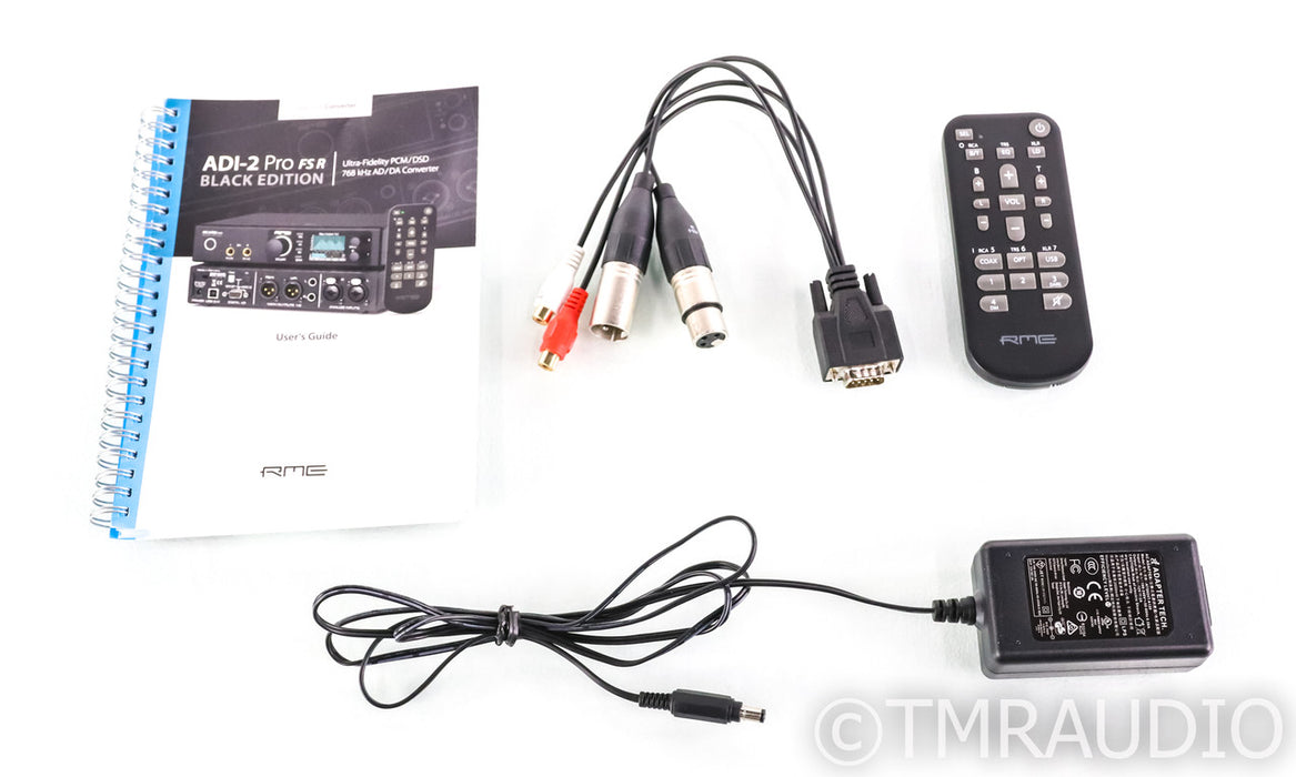 RME ADI-2 Pro FS R Black Edition DAC / ADC; AD/DA Converter; Black