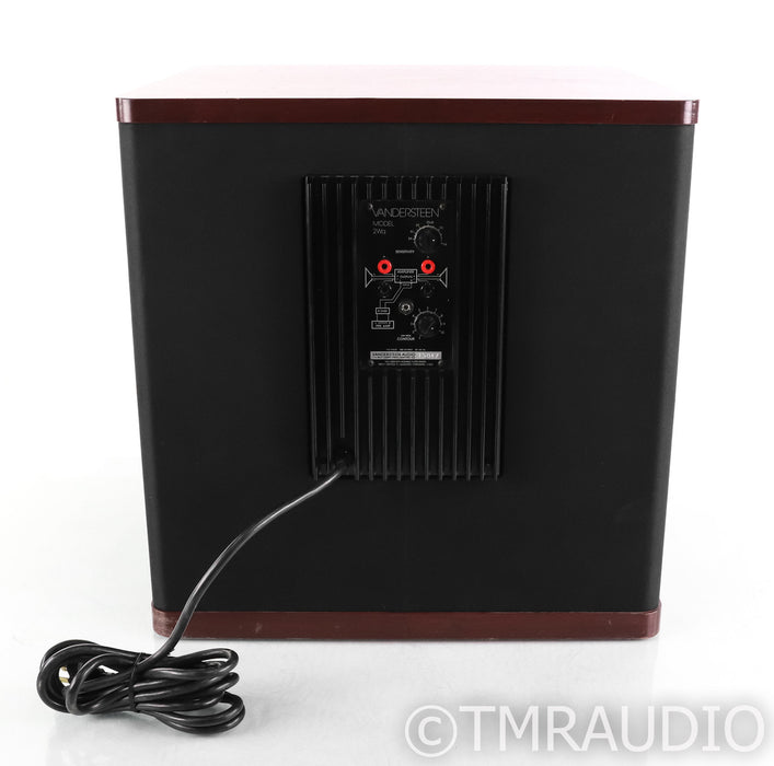 Vandersteen 2Wq Triple 8" Powered Subwoofer; Mahogany Walnut; M5-HPB Crossover