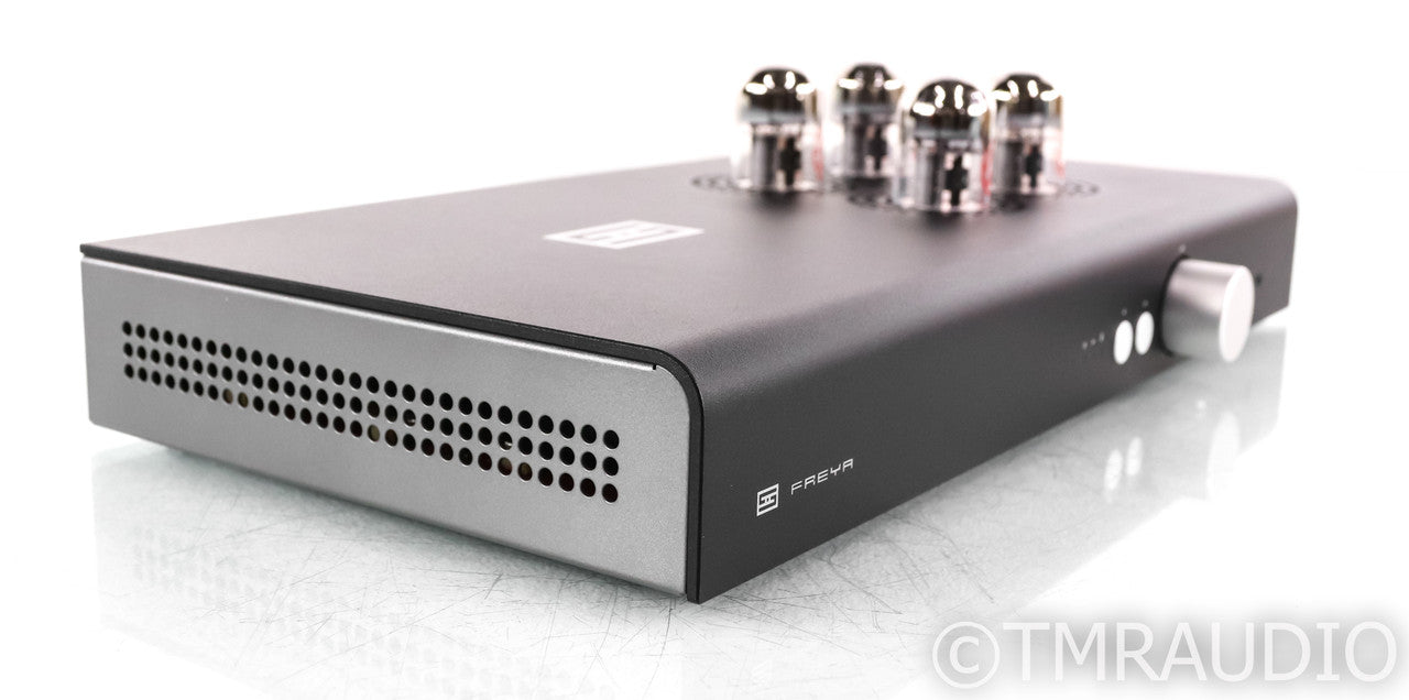Schiit Freya+ Stereo Tube Hybrid Preamplifier; Black; Remote