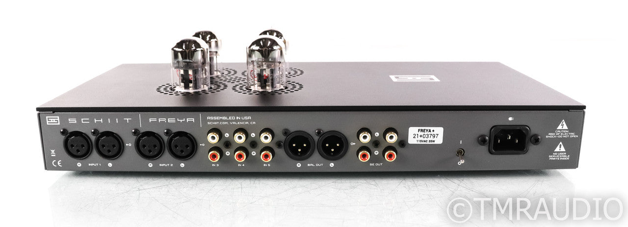 Schiit Freya+ Stereo Tube Hybrid Preamplifier; Black; Remote