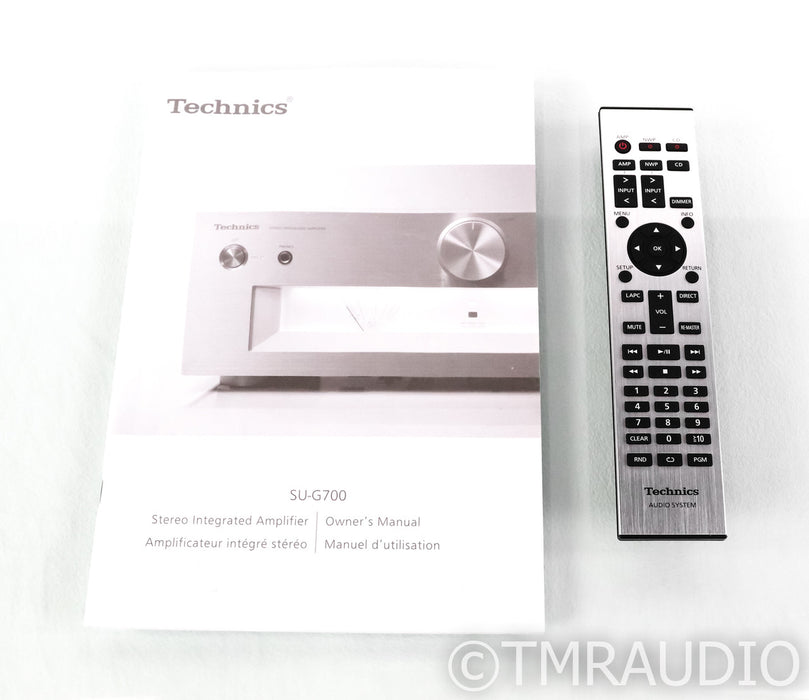 Technics SU-G700 Stereo Integrated Amplifier; SUG700; Black; Remote