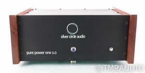 Silver Circle Audio Pure Power One 5.0 AC Power Line Conditioner; Wood & Black