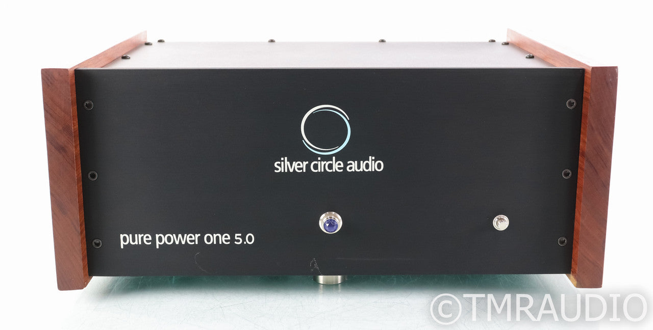 Silver Circle Audio Pure Power One 5.0 AC Power Line Conditioner; Wood & Black