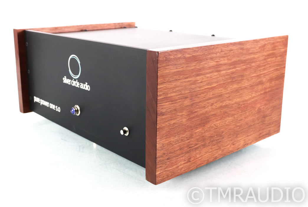Silver Circle Audio Pure Power One 5.0 AC Power Line Conditioner; Wood & Black